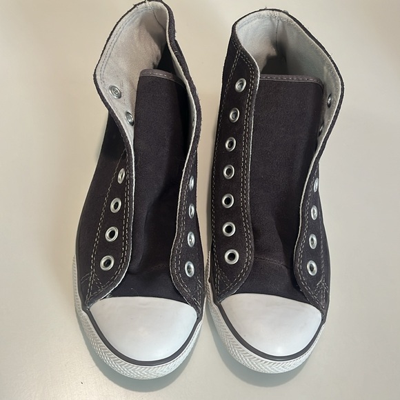 Converse Chuck Taylor All Star Pro Classic dark grey Suede Mid Top size 6 - Picture 7 of 12